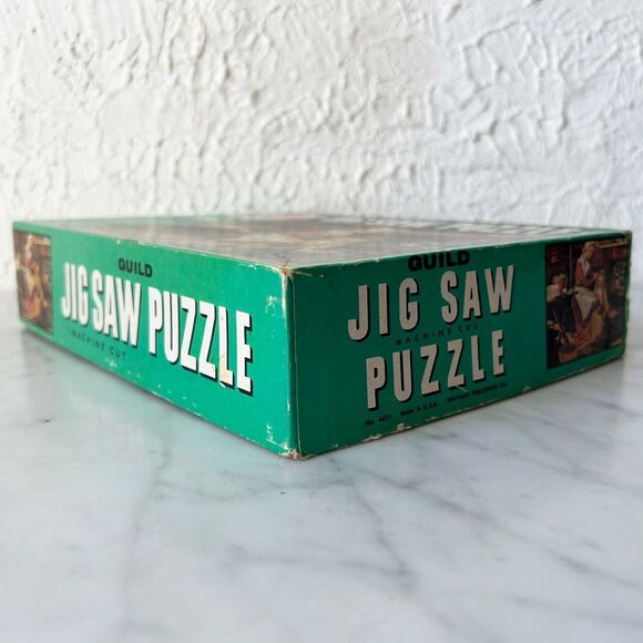 Vintage Guild Jigsaw Puzzle–Whitman No 125 Colonial Family Scene 304 Pc-Complete - Picture 6 of 8